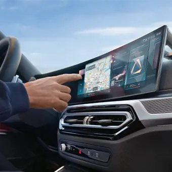 BMW Curved Display.