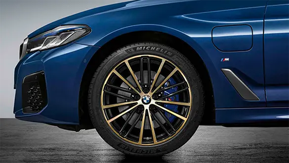 BMW Wheels - 5 Series - 19 inch - 635 Night Gold, gloss-lathed